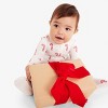 Primary Baby Organic Zip Footie In Candy Canes - 4 of 4