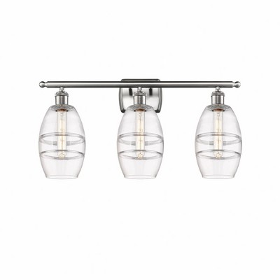 Vaz - 3 Light Bath Vanity In Industrial Style-9.13 Inches Tall and 25.88 Inches Wide