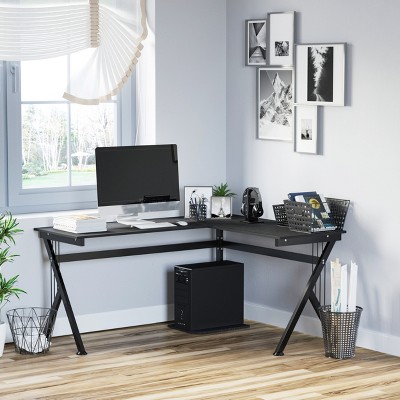 Small Computer Study Student Desk Laptop Table W/CPU Stand Home Office Furniture 