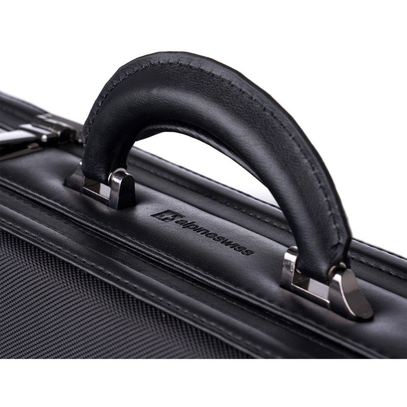 Alpine Swiss Expandable Attache Case Dual Combination Lock Hard Side Briefcase, 5 of 8