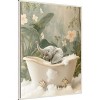 Amanti Art Elephant Bath Joy by Niky Rahner Framed Canvas Wall Art - 2 of 4