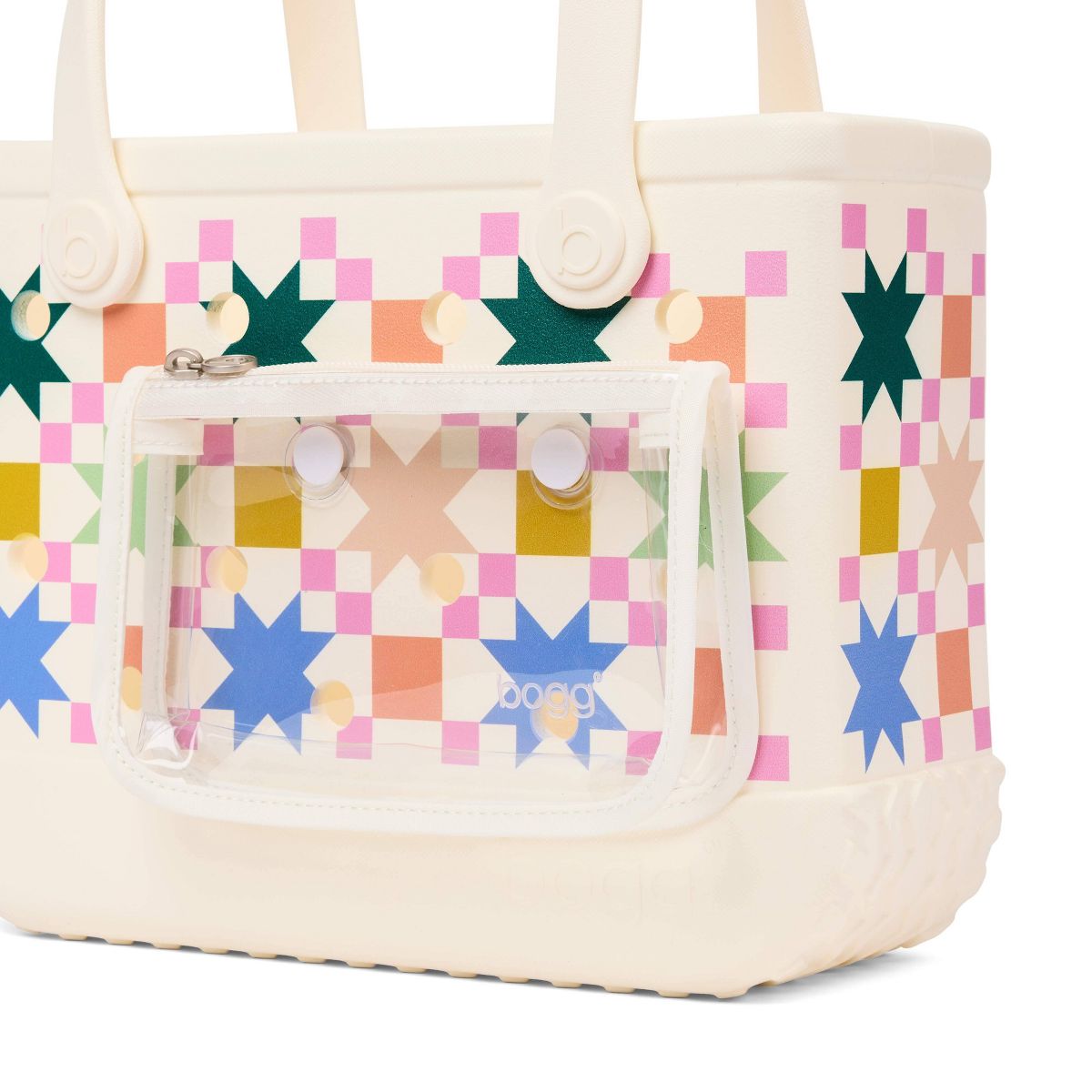 Bogg Bag Tote Bag - Happy Camper Quilt Multi - thumbnail 6
