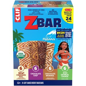 CLIF KID ZBAR Snack Bars Variety Pack Exclusive Moana - 10.48oz - 1 of 4