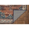 HomeStock Washable Foster Russet/Ivory 3x5, Traditional, Machine Woven with Printed Designs - 4 of 4