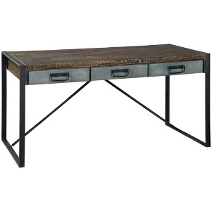 Hekman 28053 Pittsburgh Industrial Desk 2-8053 Pittsburgh - 1 of 3