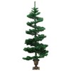 vidaXL Swirl Pre-lit Christmas Tree with Pot Green 4 ft PVC - 4 of 4