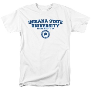 Men's Indiana State University Official Circle Logo T-Shirt - 1 of 4