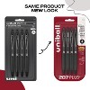 uni-ball uniball 207 Plus+ Retractable Gel Pens Medium Point 0.7mm Black Ink 4/Pack (70460) - 3 of 4