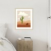 Amanti Art Southwest Cactus Landscape by Little Dean Wood Framed Wall Art Print - 4 of 4