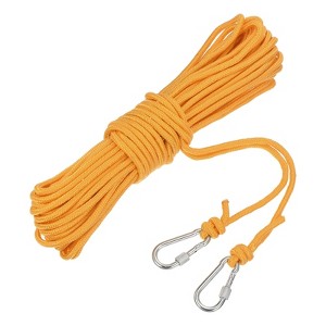 Unique Bargains Hollow Braided Polypropylene Anchor Rope with Hook for Marine Life Boat - 1 of 4