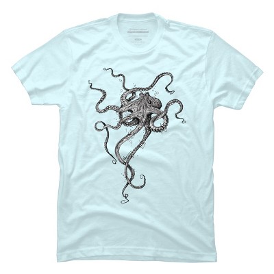 Men's Design By Humans Octopus By TAOJB T-Shirt