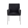Meridian Furniture,Reeves Chenille Fabric Dining Chair, Set of 2 - 3 of 4