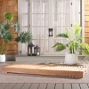 Aberdeen Solid Teak Lounger - Outdoor - PAT6504 - Natural -Safavieh - 3 of 4