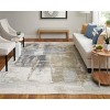 Clio Modern Watercolor Brown/Gray/Black Area Rug - 2 of 4