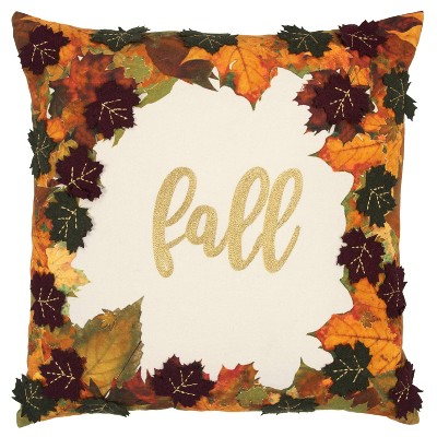 20"x20" Oversize 'Fall' Square Throw Pillow - Rizzy Home