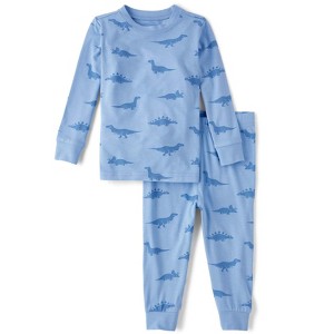 The Children's Place Baby Boys Long Sleeve Dino Pajamas - 1 of 3