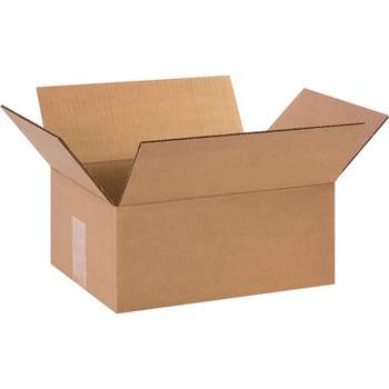 The Packaging Wholesalers Corrugated Boxes 12" x 9" x 5" Kraft 25/Bundle BS120905