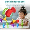 10-Pack Suction Bath Building Toys, Textured Sensory Set for Fine Motor Skill Development - 4 of 4