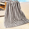 Unique Bargains Quick Drying Absorbent Lightweight Cotton Beach Towel 28" x 56" - 4 of 4