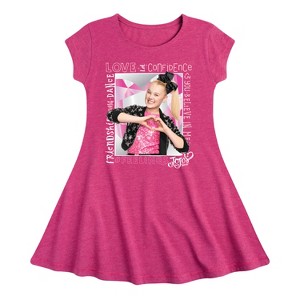 Girls' - JoJo Siwa - #Feeling Fit & Flair Cap Sleeve Dress - 1 of 2