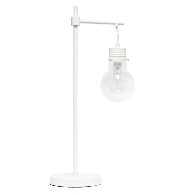 Beacon Table Lamp with Glass Shade White - Lalia Home