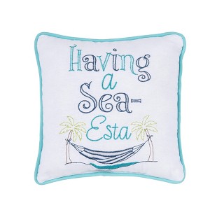 C&F Home Have A Sea-Esta Small Petite Throw Pillow - 1 of 4