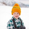 Turtle Fur Kids Noah Pom Beanie - Boy's Warm Knit Winter Cold Weather Hat, Black - 3 of 4