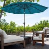 Pure Garden 10' Octagon Wind-Resistant Outdoor Patio Market Umbrella - 3 of 4