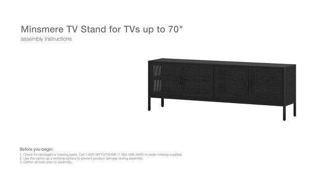 Minsmere TV Stand for TVs up to 70" - Threshold™, 2 of 7, play video