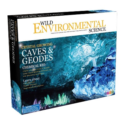 Wild Environmental Science Crystal Growing Caves and Geodes - Science Kit for Ages 8+