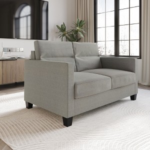 ChaletPosh Linen Love Seat - 1 of 4