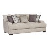 HOMES: Inside + Out Trikwin 96" Sofa T Seat Cushion Beige - 3 of 4