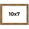 PosterPalooza | Photo Size Textured Gold Picture Frame - UV Acrylic, Foam Board Backing, Hanging Hardware - 3 of 4