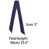 Allegra K Women's Skinny Silky Polka Dot Waistband Long Narrow Neckscarf Bag Handle Accessory 1 Pc - 3 of 4