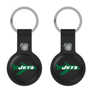 Keyscaper NFL AFC Historic Teams Insignia Black Airtag Holder 2-Pack - 1 of 4