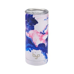 BYO Double Wall Tumbler, Galaxy - 20 oz Insulated Stainless Steel Cup with Sliding Tritan Lid, Vacuum Sealed Travel Drinkware - 1 of 4
