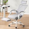 Fontoi Task and Office Chairs, Ergonomic Office Chair with Adjustable Lumbar Support, Home Office Desk Chair with Headrest, Gray, 24.8"*24.8"*49.2" - 4 of 4
