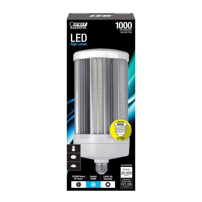 Feit Electric Cylinder E26 (Medium) LED Bulb Natural Light 1000 Watt Equivalence 1 pk, 1 of 5