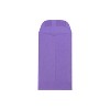 JAM Paper #3 Coin Business Colored Envelopes 2.5 x 4.25 Violet Purple Recycled 50/Pack (356730540i) - image 2 of 2