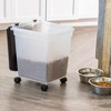 IRIS USA 32.5qt/25lbs Pet Food Container with Sealed Top, Black - 3 of 4