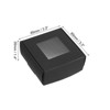 Unique Bargains Paper PVC Sturdy Construction Customizable Soap Box 3.3" x 3.3" x 1.4" Black 30 Pcs - 2 of 4
