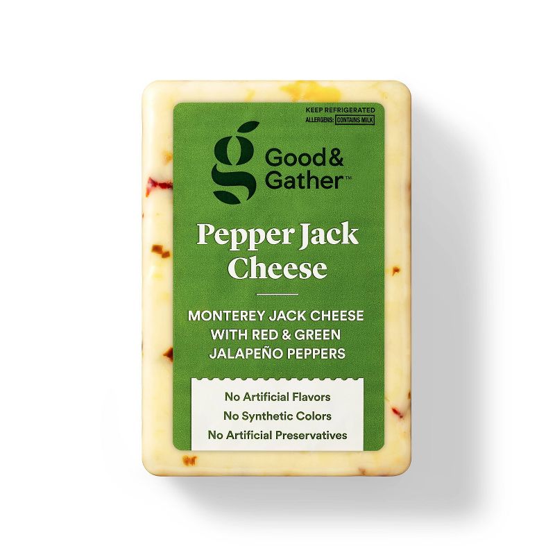 Pepper Jack Cheese - price per lb - Good &#38; Gather&#8482;, 1 of 4