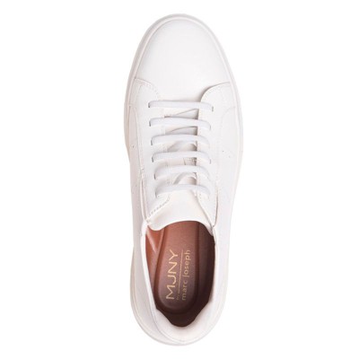Marc Joseph New York | Mens Hands Free Slip On Technology Fort Ave Fashion Sneaker - White Vegan Napa Leather, 10.5W — фото 5
