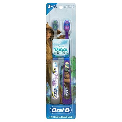 Oral-B Kids Manual Toothbrush featuring Disney's Raya and the Last Dragon - 2ct