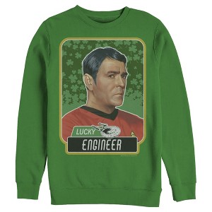 Men's Star Trek: The Original Series St. Patrick's Day Scotty Lucky Engineer Sweatshirt - 1 of 4