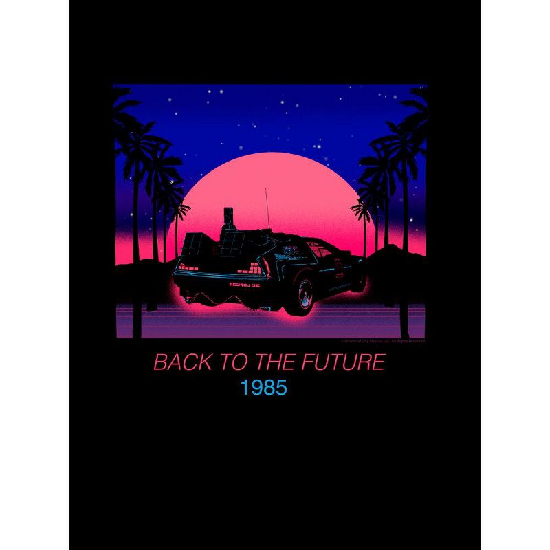 Men's Back to the Future Retro Sunset T-Shirt, 2 of 6