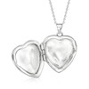 Ross-Simons Italian Sterling Silver Claddagh Heart Locket Necklace Size 16 - 4 of 4