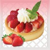 Courtside Market Strawberry Shortcake 26 oz Strawberry Shortcake Striped Candle - 3 of 4