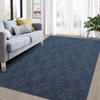 Contemporary Abstract Chenille Rug, Foldable, Non-Slip, Kid & Pet Friendly, Washable and Durable for Busy Areas - 4 of 4