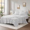 Elegant Solid Micro Fleece Sheet Set, All Season Bedding Sets, Cozy Home Textile fits Lux Bedroom Decor,Valentine's Day Gifts - 2 of 4
